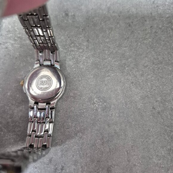ESQ Swiss Esquire by Movado Watch E5002 Silver/Gold Tone - Picture 3 of 9